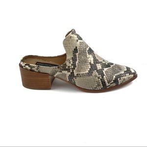 Steven by Steve Madden Deandra Snakeskin Mule
